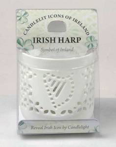 Irish harp Candlelit holder