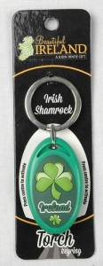 Irish Shamrock Keyring