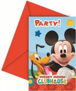 Mickey Mouse Playful Invites