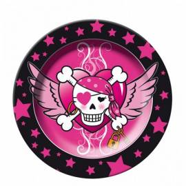 Pirate Girl Plates