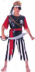 Kids Pirate King Costume
