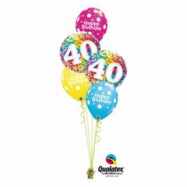 Classic Display - Multicoloured-40th Birthday