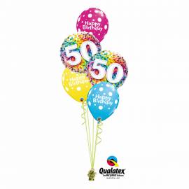 Classic Display - Multicoloured-50th Birthday