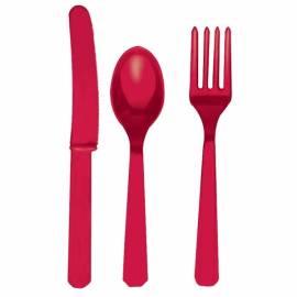 Red Cutlery Assortment