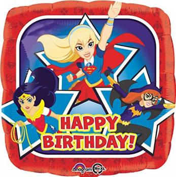 DC Superhero Birthday Foil Balloon