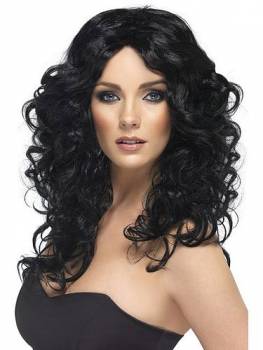 Black Curly Glamour Wig