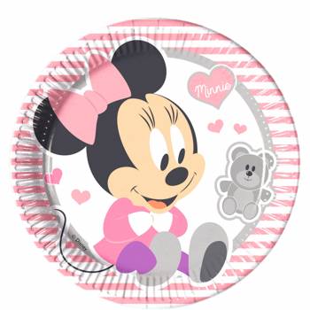 Baby Minnie Plates - 8PK