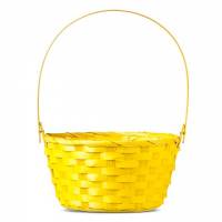 Yellow Easter basket